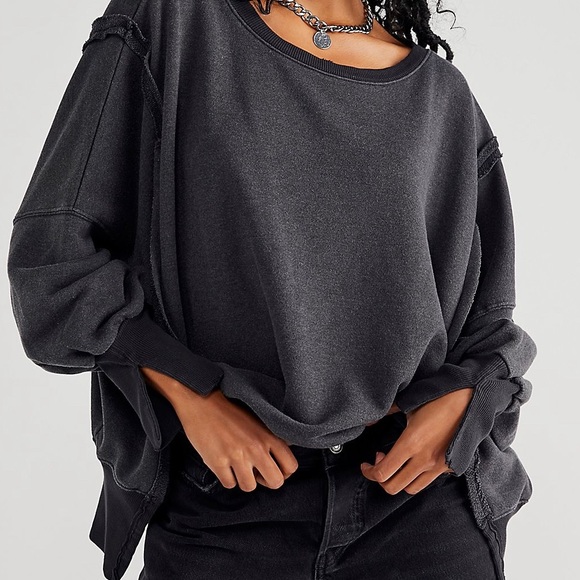 People Camden Sweatshirt Black 